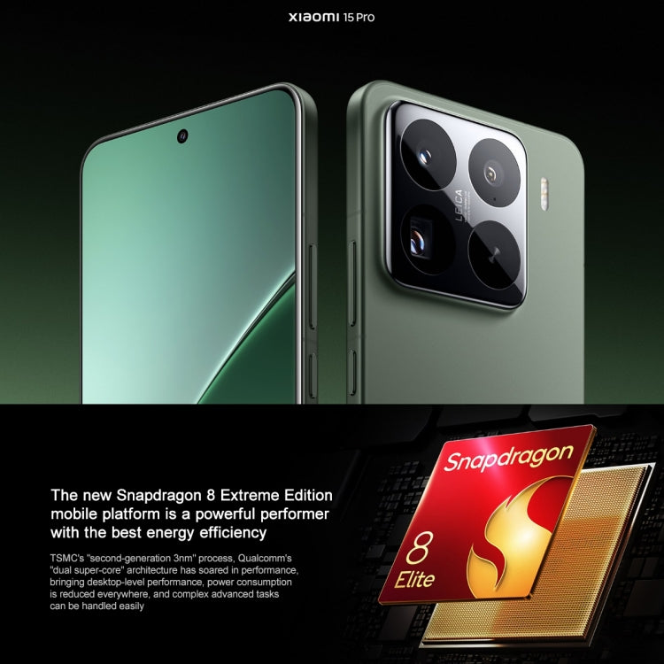 Xiaomi 15 Pro, 16GB+1TB, 6.73 inch Xiaomi HyperOS 2 Snapdragon 8 Elite Octa Core 3nm up to 4.32GHz, NFC, Network: 5G, Xiaomi 15 Pro, 16GB+1TB