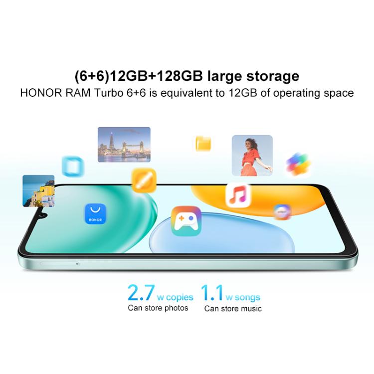 Honor Play 70C, 4GB+128GB, 6.75 inch MagicOS 9.0 Android 15 MediaTek Helio G81 Ultra Octa Core, Network: 4G, OTG, 4GB+128GB