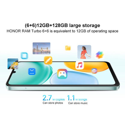 Honor Play 70C, 6GB+128GB, 6.75 inch MagicOS 9.0 Android 15 MediaTek Helio G81 Ultra Octa Core, Network: 4G, OTG, 6GB+128GB