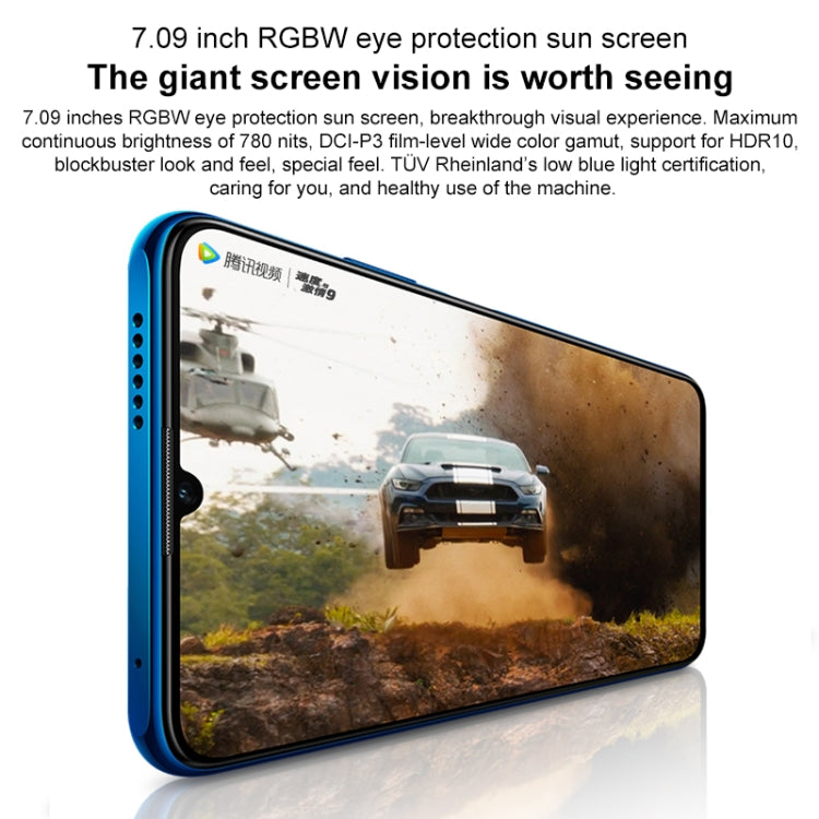 Dual Back Cameras, Side Fingerprint Identification, 5000mAh Battery, 7.09 inch Magic UI 5.0 (Android R) Dimensity 900 Octa Core up to 2.4GHz, Network: 5G, NFC, Not Support Google Play, X30 Max 5G 8GB+256GB