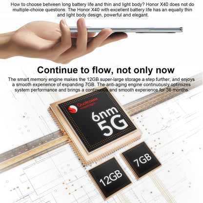 Dual Back Cameras, Screen Fingerprint Identification, 5100mAh Battery, 6.67 inch Magic UI 6.1 / Android 12 Snapdragon 695 Octa Core up to 2.2GHz, Network: 5G, OTG, Not Support Google Play, 8GB+256GB