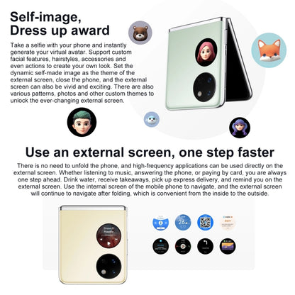 Dual Back Cameras, Side Fingerprint Identification, 6.9 inch + 1.04 inch HarmonyOS 3.0 Snapdragon 778G Octa Core up to 2.42GHz, Network: 4G, OTG, NFC, Not Support Google Play, 128GB Obsidian Black, 128GB Silver, 128GB Pink, 128GB Mint Green