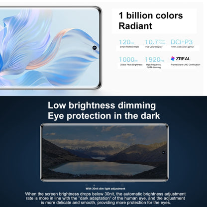 Triple Back Cameras, Screen Fingerprint Identification, 6.67 inch Magic UI 7.0 Qualcomm Snapdragon 782G Octa Core up to  2.7GHz, Network: 5G, OTG, NFC, Not Support Google Play, Honor 80 5G, 12GB+512GB