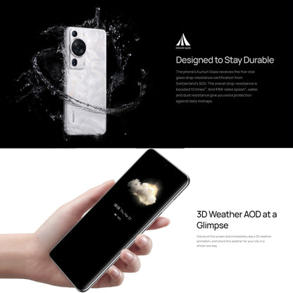 Triple Back Cameras, In-screen Fingerprint Identification, 6.67 inch HarmonyOS 3.1 Qualcomm Snapdragon 8+ 4G Octa Core up to 3.2GHz, Network: 4G, OTG, NFC, Not Support Google Play, P60 Pro, 256GB