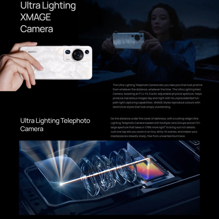 Triple Back Cameras, In-screen Fingerprint Identification, 6.67 inch HarmonyOS 3.1 Qualcomm Snapdragon 8+ 4G Octa Core up to 3.2GHz, Network: 4G, OTG, NFC, Not Support Google Play, P60 Pro, 512GB