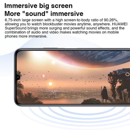 Dual Back Cameras, Face ID & Side Fingerprint Identification, 6000mAh Battery, 6.75 inch HarmonyOS 3.0 Octa Core, Network: 4G, OTG, Not Support Google Play, 256GB