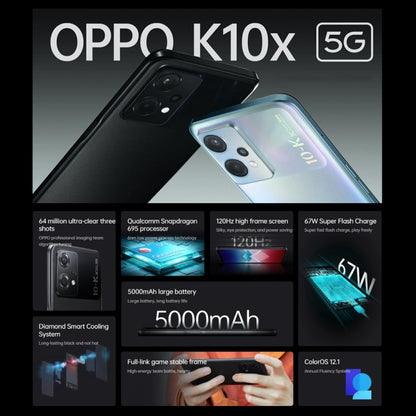 OPPO K10x 5G, 8GB+128GB