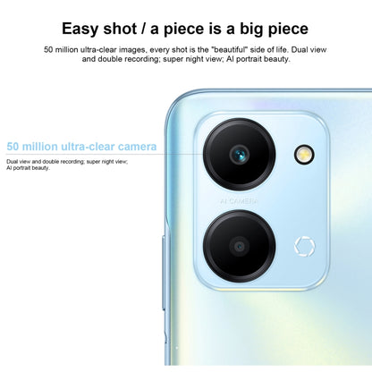 Dual Back Cameras, Side Fingerprint Identification, 6000mAh Battery, 6.74inch Magic UI 6.1 / Android 12  Dimensity 6020 Octa Core, Network: 5G, OTG, Not Support Google Play, 8GB+128GB