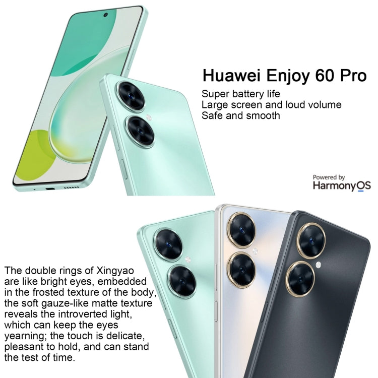 Dual Back Cameras, Side Fingerprint Identification, 5000mAh Battery, 6.8 inch HarmonyOS 3.0 Qualcomm Snapdragon 680 Octa Core, Network: 4G, OTG, Not Support Google Play, 128GB