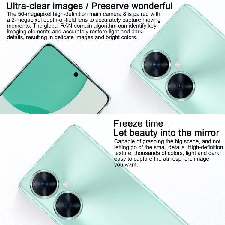 Dual Back Cameras, Side Fingerprint Identification, 5000mAh Battery, 6.8 inch HarmonyOS 3.0 Qualcomm Snapdragon 680 Octa Core, Network: 4G, OTG, Not Support Google Play, 128GB