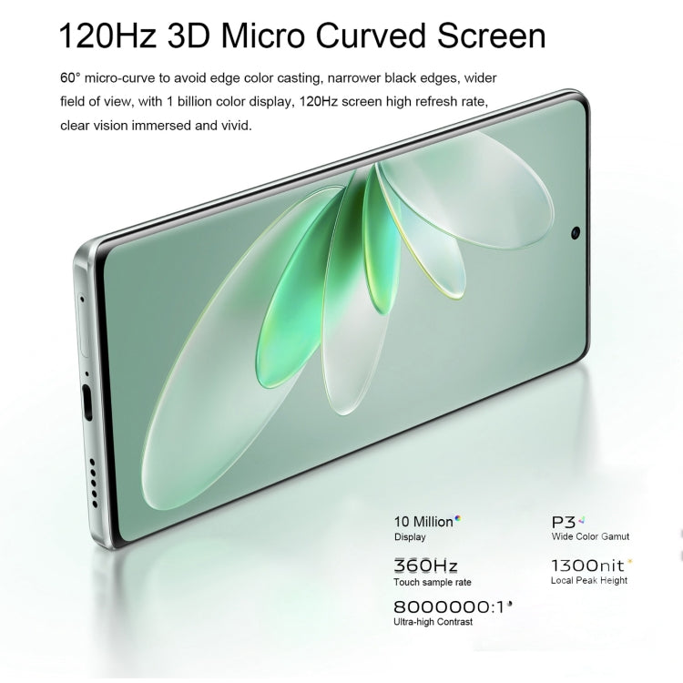Triple Back Cameras, Srceen Fingerprint Identification, 4600mAh Battery, 6.78 inch Android 13 OriginOS 3 Qualcomm Snapdragon 870 Octa Core up to 3.2GHz, OTG, NFC, Network: 5G, 12GB+256GB