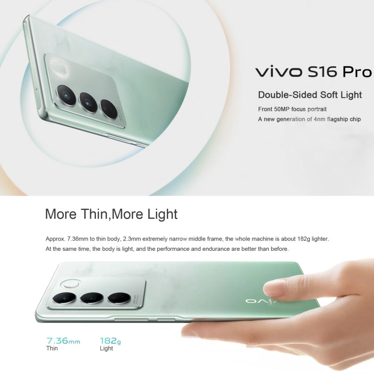 Triple Back Cameras, Srceen Fingerprint Identification, 4600mAh Battery, 6.78 inch Android 13 OriginOS 3 Dimensity 8200 Octa Core up to 3.1GHz, OTG, NFC, Network: 5G, 12GB+256GB
