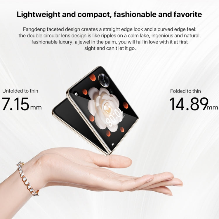 Honor Magic V Flip, 12GB+512GB, 6.8 inch + 4.0 inch Screen MagicOS 8.0 Snapdragon 8+ Gen 1 Octa Core, Network: 5G, NFC, OTG, 12GB+512GB