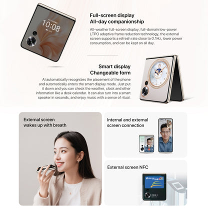 Honor Magic V Flip, 12GB+512GB, 6.8 inch + 4.0 inch Screen MagicOS 8.0 Snapdragon 8+ Gen 1 Octa Core, Network: 5G, NFC, OTG, 12GB+512GB