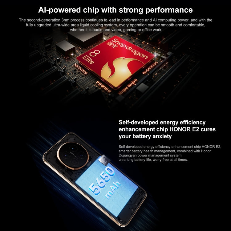 Honor Magic7, 16GB+1TB, Screen Fingerprint, 6.78 inch MagicOS 9.0 / Android 15 Snapdragon 8 Elite 3nm Octa Core, Network: 5G, NFC, OTG, Not Support Google Play, 16GB+1TB