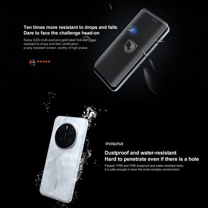 Honor Magic7 Pro, 16GB+1TB, Screen Fingerprint, 6.8 inch MagicOS 9.0 / Android 15 Snapdragon 8 Elite 3nm Octa Core, Network: 5G, NFC, OTG, Not Support Google Play, 16GB+1TB