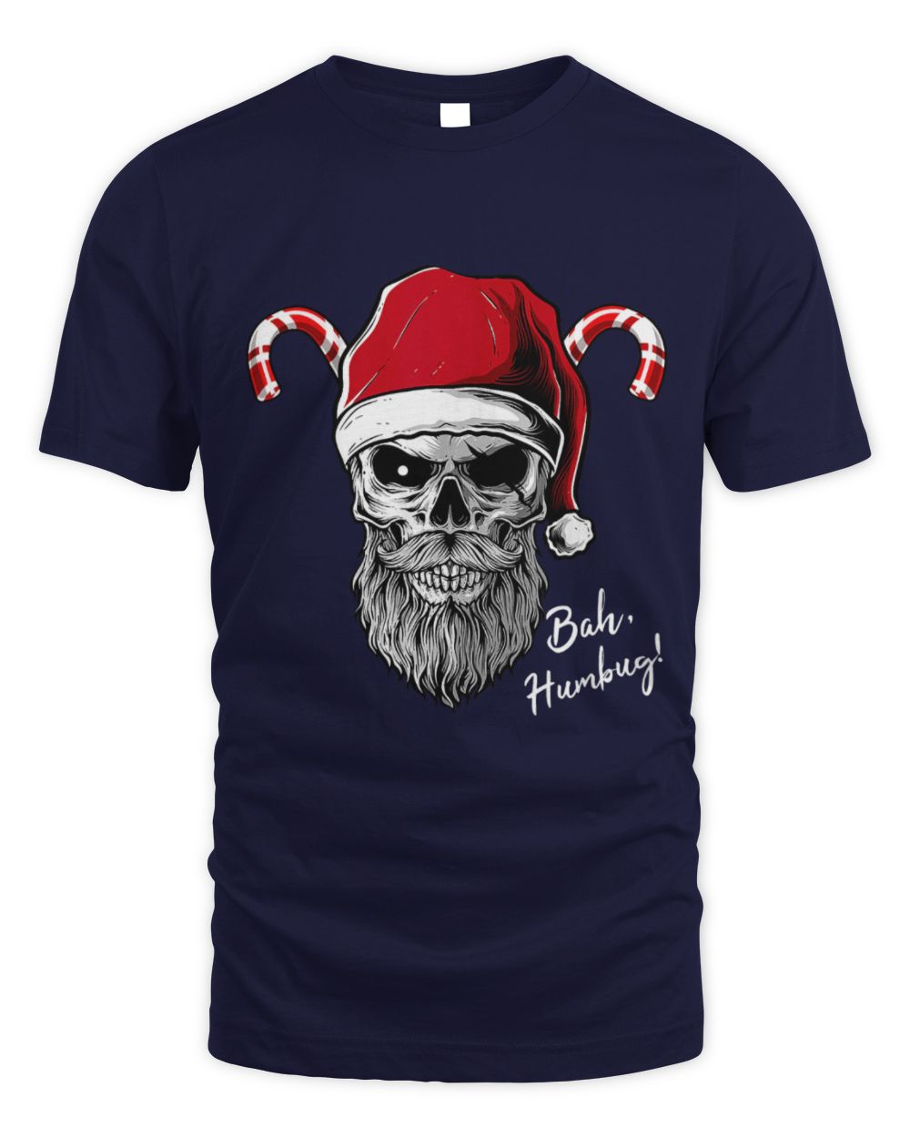 Cute Skull Bah Humbug Christmas Funny
