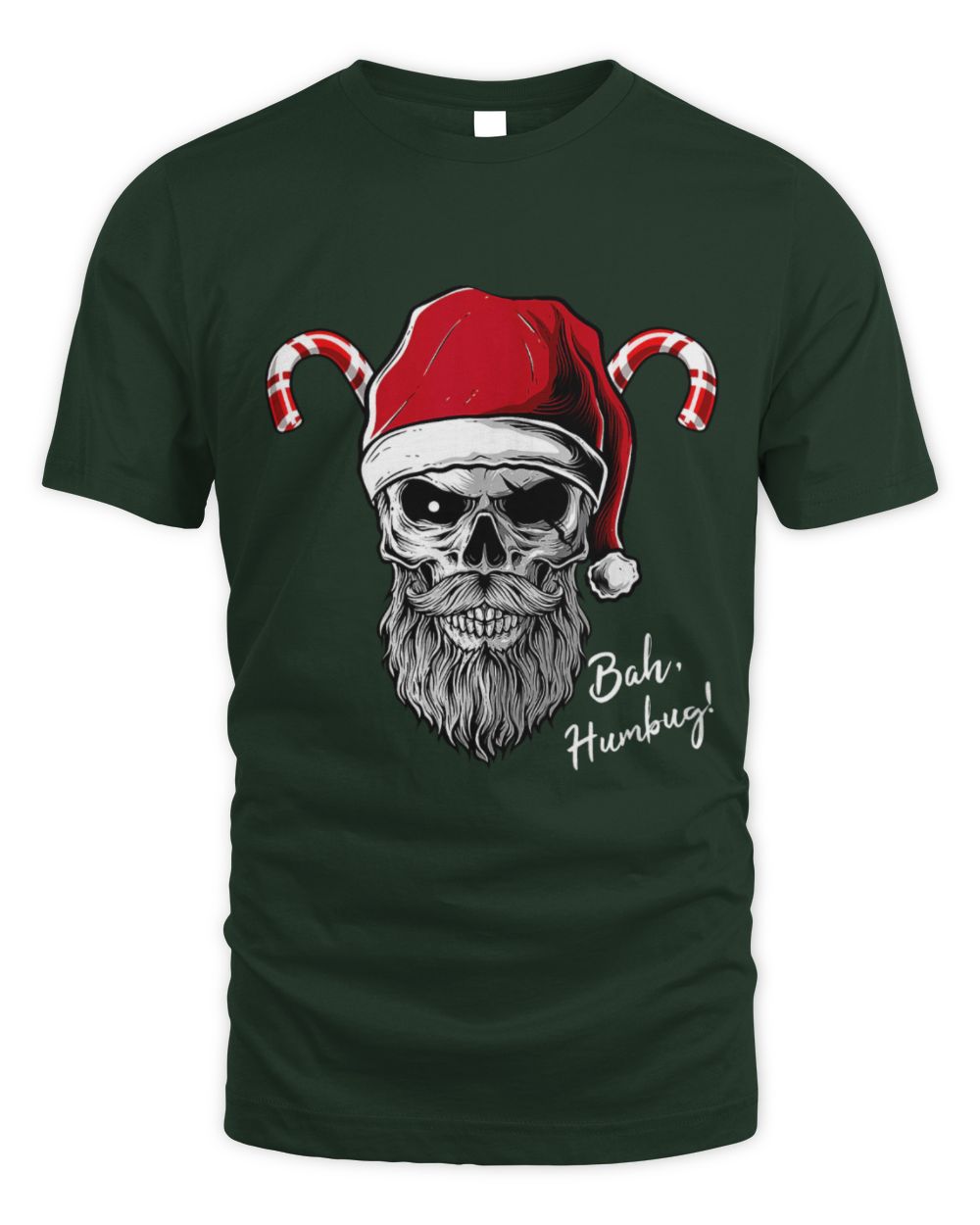 Cute Skull Bah Humbug Christmas Funny